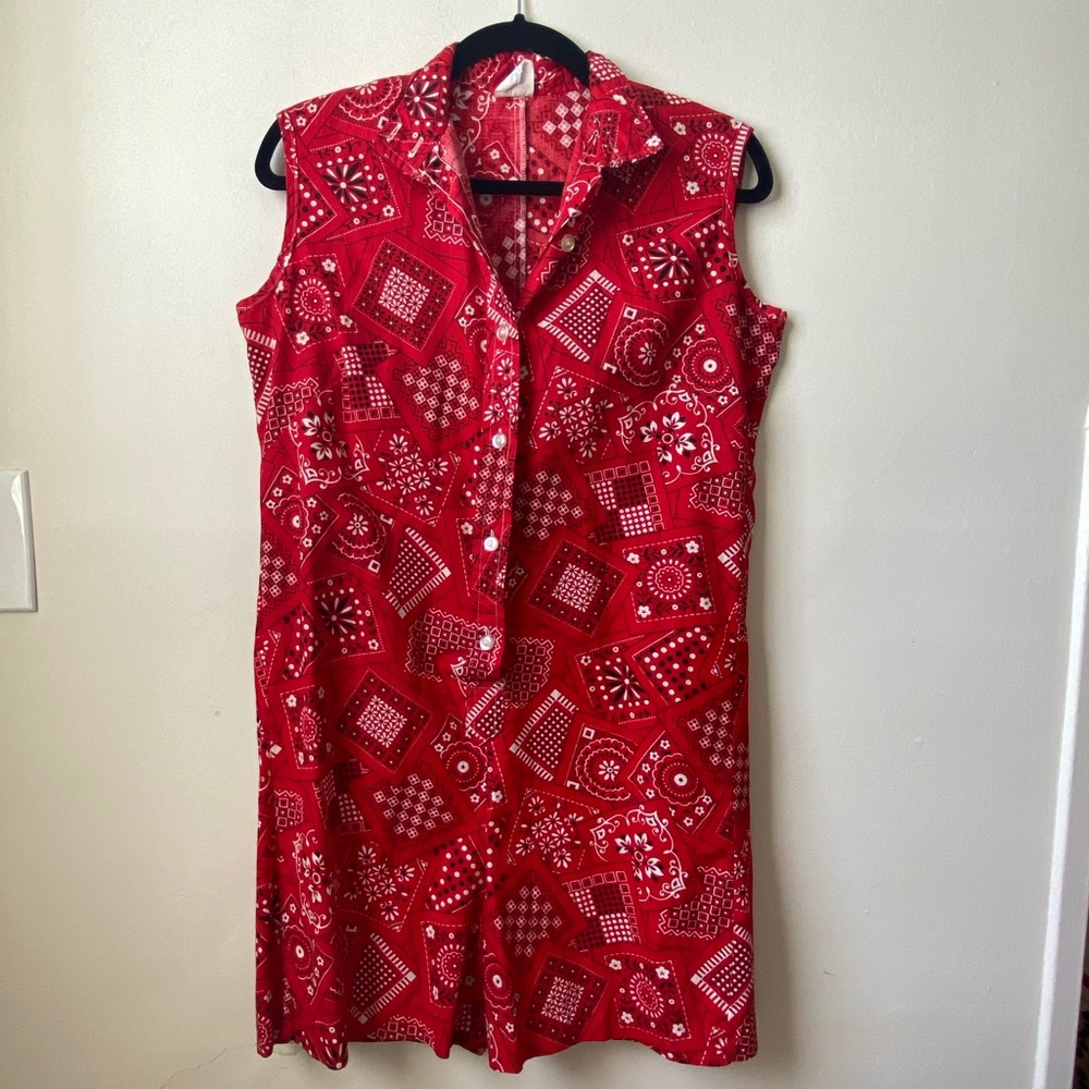 Vintage Bandana Print Romper